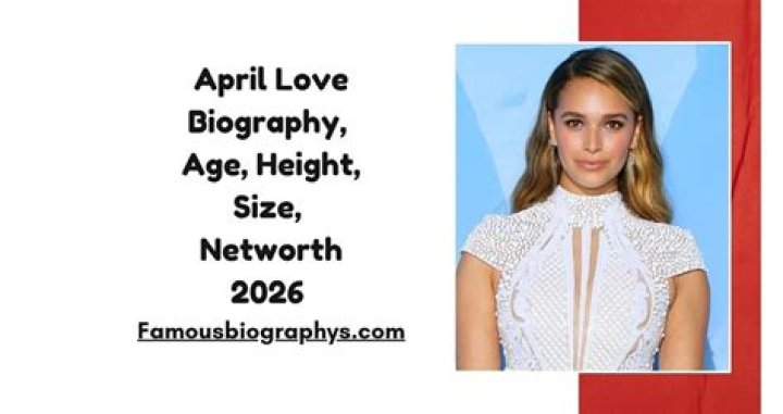 April Moss Height, Weight, Net Worth, Age, Birthday, Wikipedia, Who, Nationality, Biography