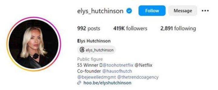 
Elys Hutchinson Height, Weight, Net Worth, Age, Birthday, Wikipedia, Who, Instagram, Biography 