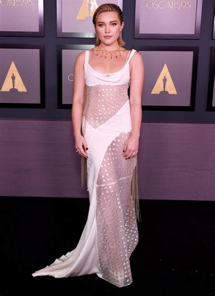 
Florence Pugh Dazzles in a Sheer White Victoria Beckham Gown at the Governors Awards in L.A. 