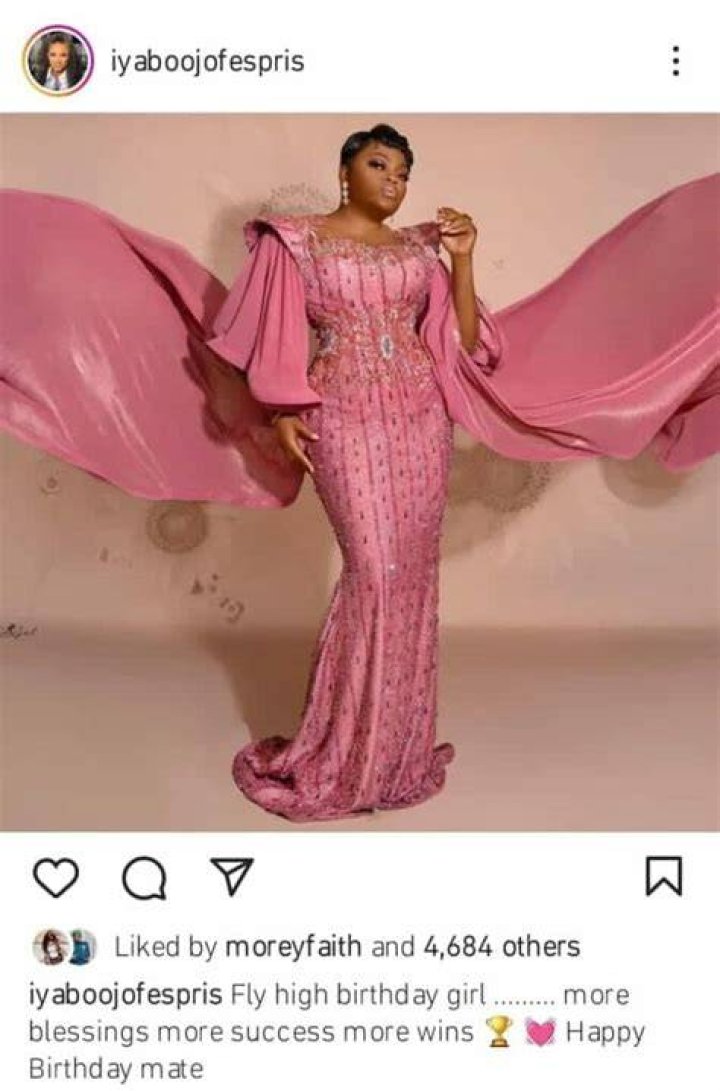 
Iyabo Ojo Melts Hearts With 45th Birthday Message To Funke Akindele 