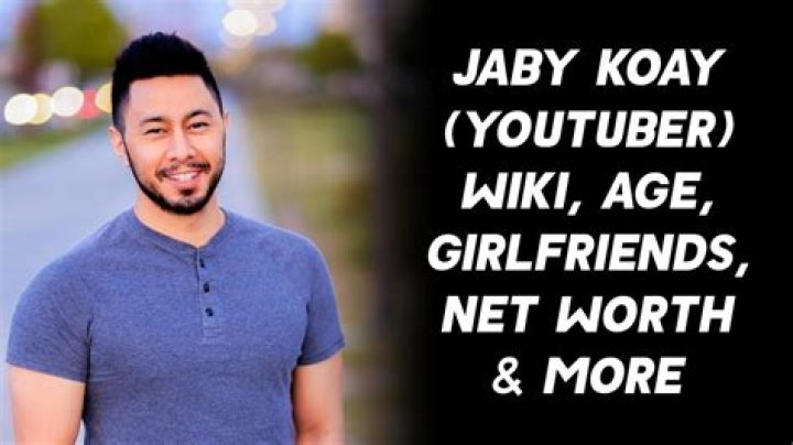 Jaby koay Height, Weight, Net Worth, Age, Birthday, Wikipedia, Who, Instagram, Biography