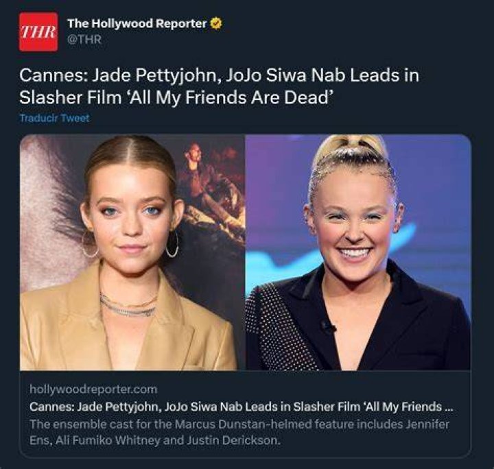
JoJo Siwa Is Set To Feature In A Horror Movie Called “All My Friends Are Dead” 