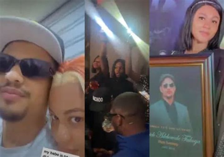 
People Who You Think Are Real – Late Rico Swavey’s Girlfriend Slams BBNaija Stars Went Clubbing After His Candlelight Service 