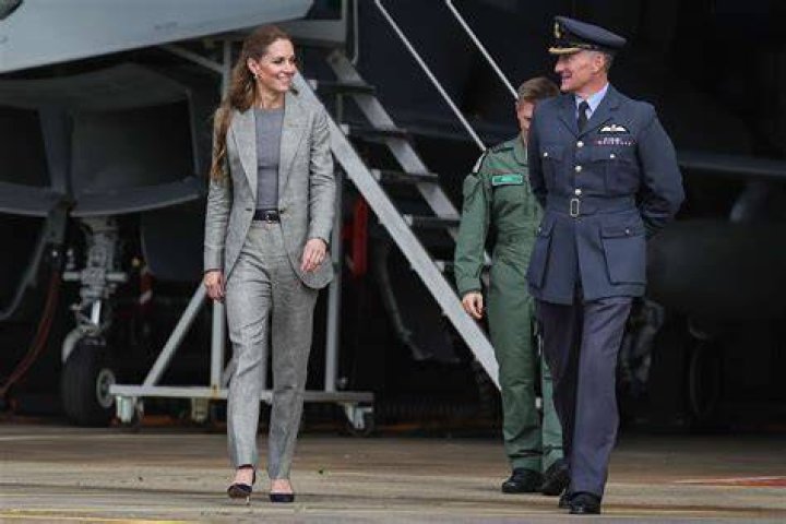 
Prince William Visits Royal Air Force Station to Learn More About Latest High-Flying Technology 
