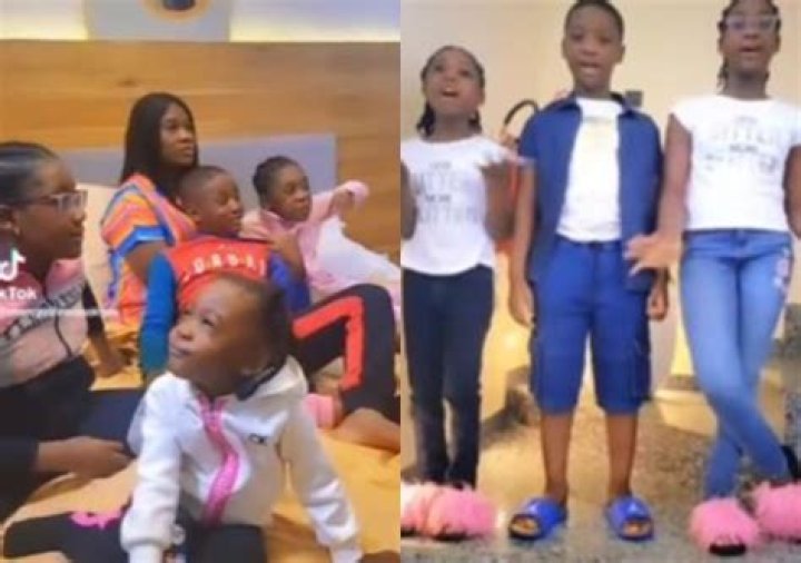 
“They have taught me so much about life and love” – Mercy Johnson writes as she shares cute family video 