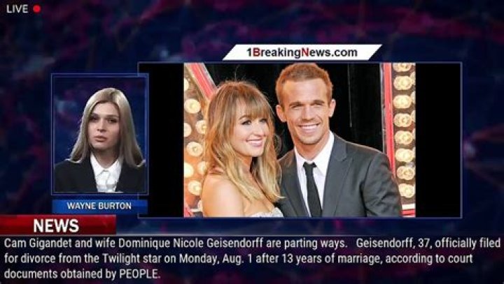 
‘Twilight’ star Cam Gigandet splits from wife Dominique Geisendorff after 13 years of marriage 