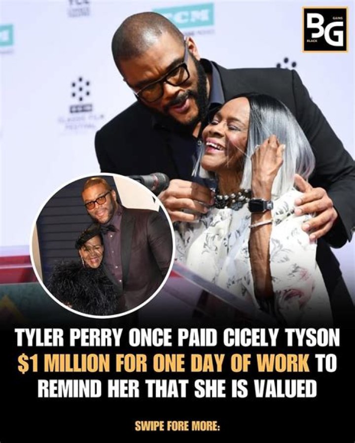 
Tyler Perry Explains Why He Paid Cicely Tyson $1 Million for One Day of Work 